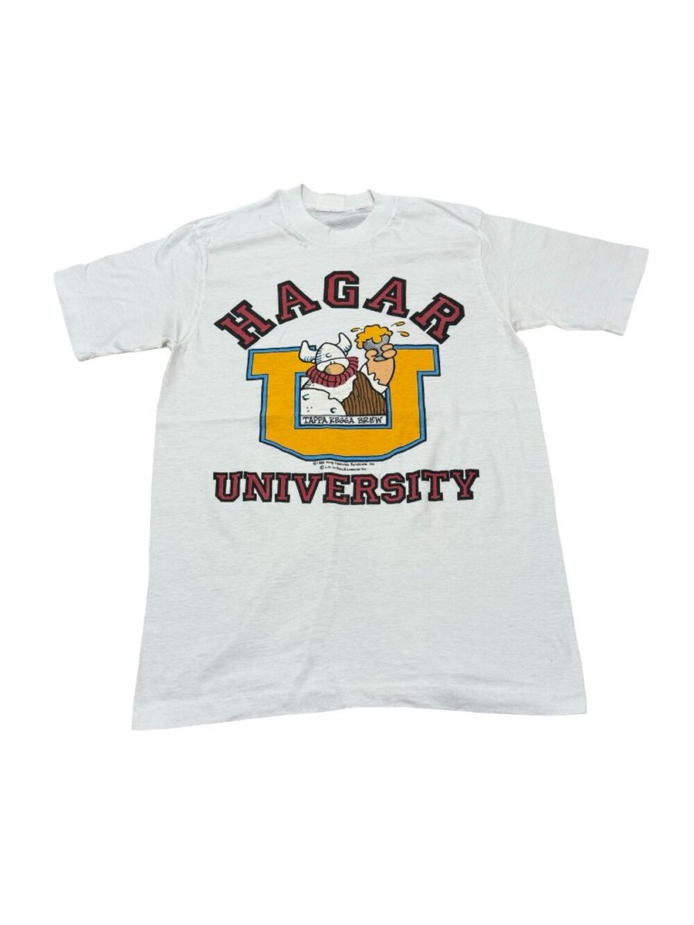 Vintage 1986 Hagar University Single Stitch Graphic T-Shirt